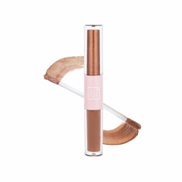 NWT THE BEAUTY CROP LIQUID EYESHADOW DUO - Ginger and Prosecco - Picture 1 of 5